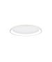 Πλαφονιέρα Οροφής D60x5cm LED 28W 3CCT 2800lm Λευκό Μέταλλο-Ακρυλικό Inlight 42044-B-White